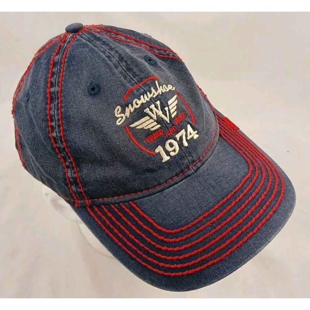 Snowshoe West Virginia Premium 51 Red Thread Series Strapback Hat/Cap-EXCELLENT!